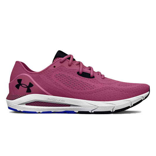 Women’s running shoes featuring a breathable engineered mesh upper, responsive cushioned midsole, lace-up closure, supportive heel structure, and durable rubber outsole for road running