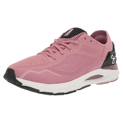 Women’s running shoes featuring a breathable engineered mesh upper, responsive cushioned midsole, lace-up closure, supportive heel design, and durable rubber outsole for road running and everyday training