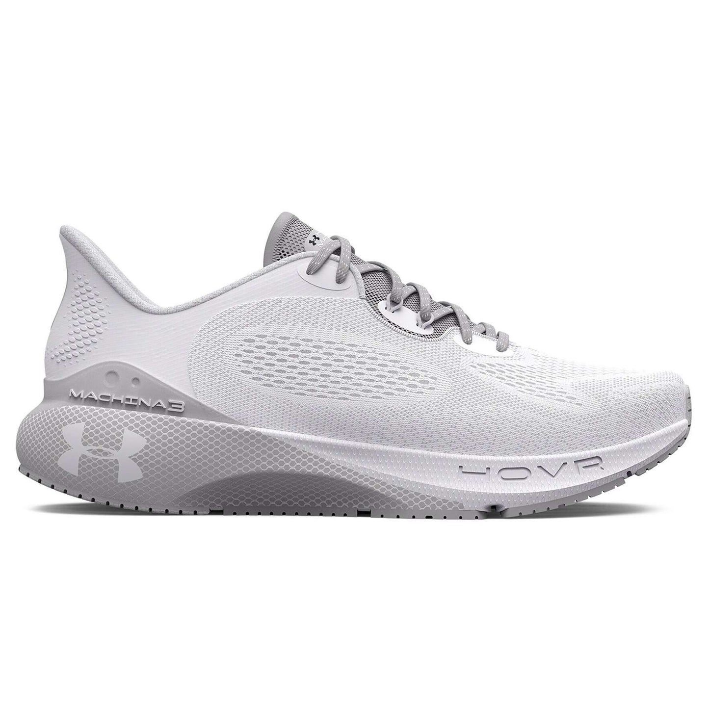 Men’s running shoe featuring a breathable mesh upper, responsive cushioned midsole, lace-up closure, supportive heel structure, and durable rubber outsole for road running and training