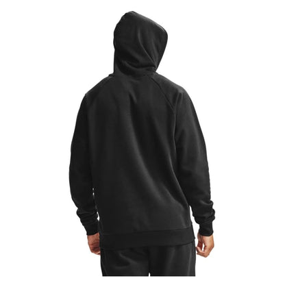 Under Armour Men's Rival Fleece Hoodie -  Black