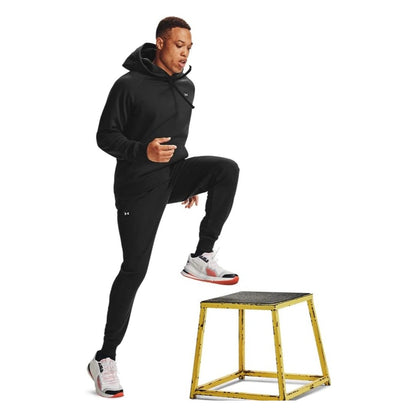 Under Armour Men's Rival Fleece Hoodie -  Black