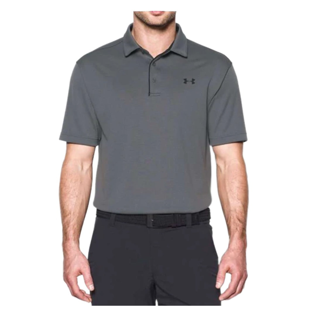 Under Armour Men's Tech Polo - Graphite Black