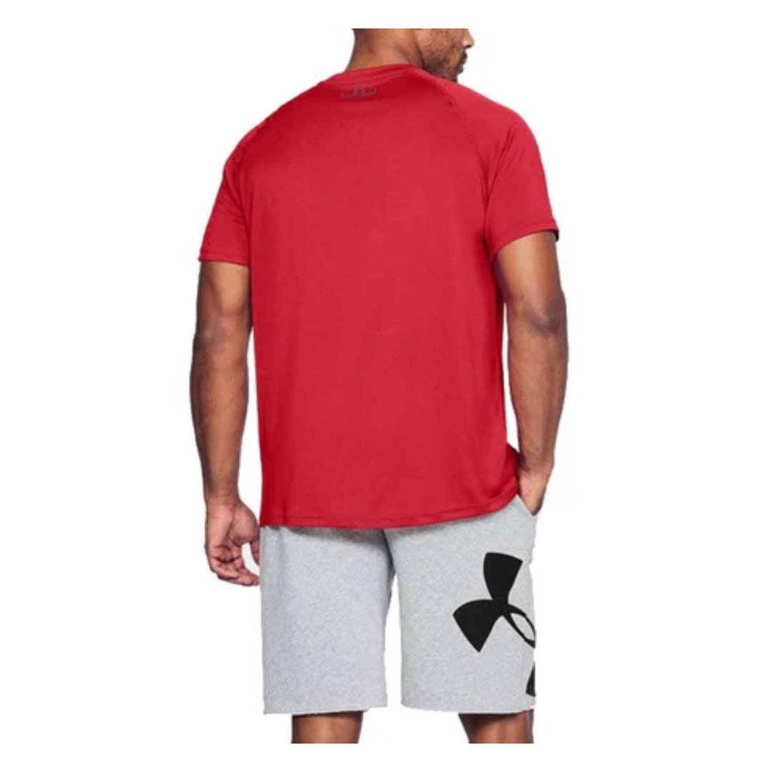 Under Armour Men's Tech Short Sleeve T-Shirt - Radio Red