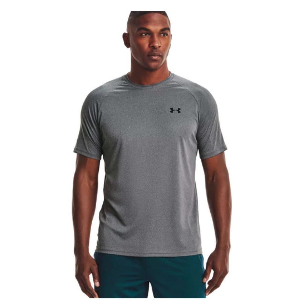 Under Armour Men's UA Tech™ 2.0 Short Sleeve T-Shirt - Pitch Gray Light Heather / Black