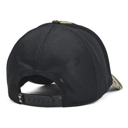 Under Armour Men's Outdoor Antler Trucker Hat - UA Barren Camo / Black