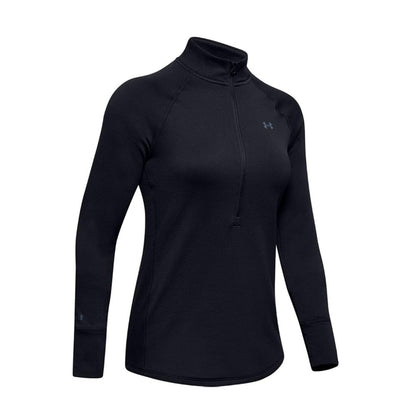 Under Armour Women's ColdGear® Base 4.0 ¼ Zip TOP - Black