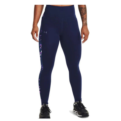 Under Armour Women's ColdGear Waistband Ankle Leggings - Midnight Navy / Twilight Purple
