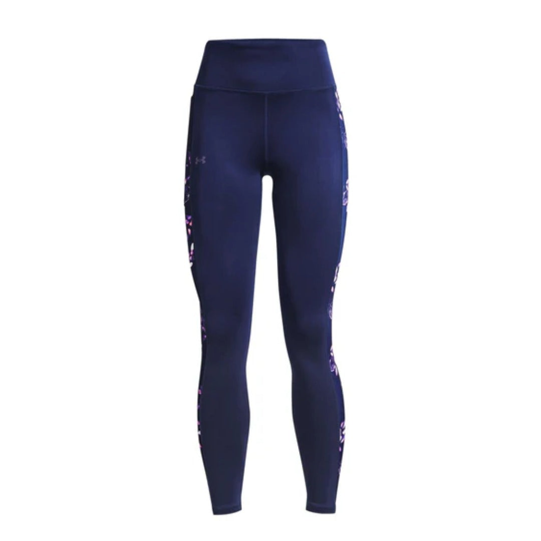 Under Armour Women's ColdGear Waistband Ankle Leggings - Midnight Navy / Twilight Purple