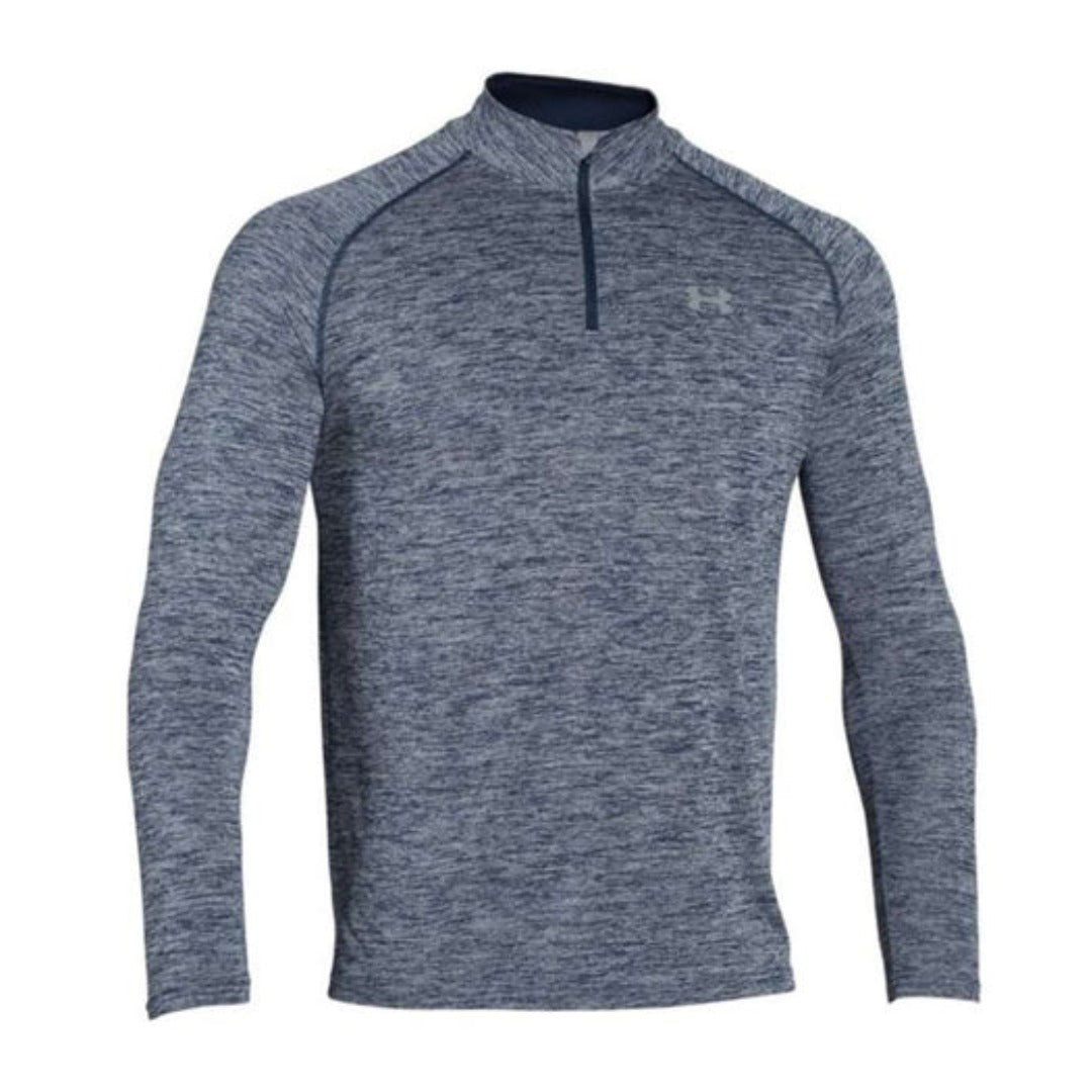Under Armour Men's Tech Quarter-Zip Pullover - Academy Steel Steel
