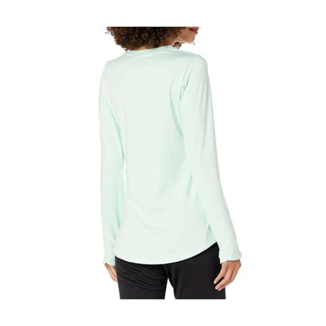 Under Armour Women's Cozy Long Sleeve Crew Neck T-Shirt - Aqua Foam