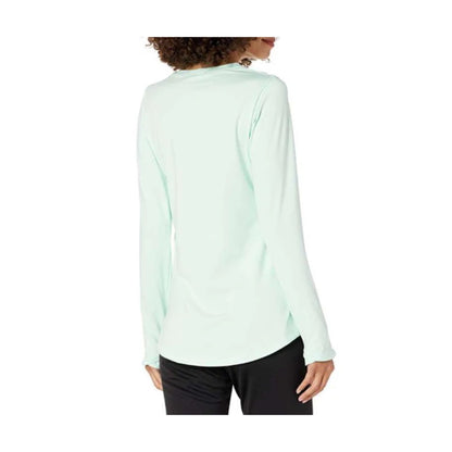 Under Armour Women's Cozy Long Sleeve Crew Neck T-Shirt - Aqua Foam