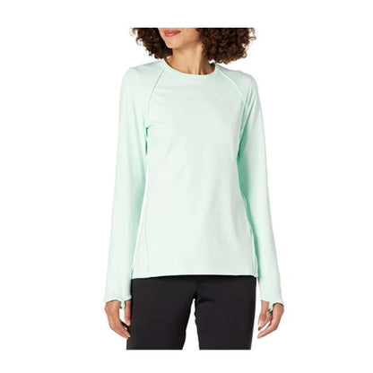 Under Armour Women's Cozy Long Sleeve Crew Neck T-Shirt - Aqua Foam
