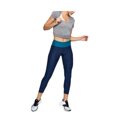 Under Armour Women's V-Neck Tee - Graphite/ Metallic Silver