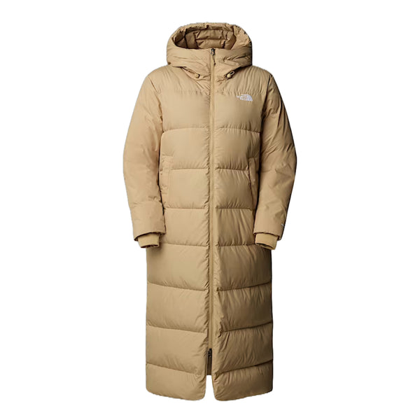 The North Face Women's Triple C Parka, long insulated winter coat with down fill, designed for warmth and style in cold weather.