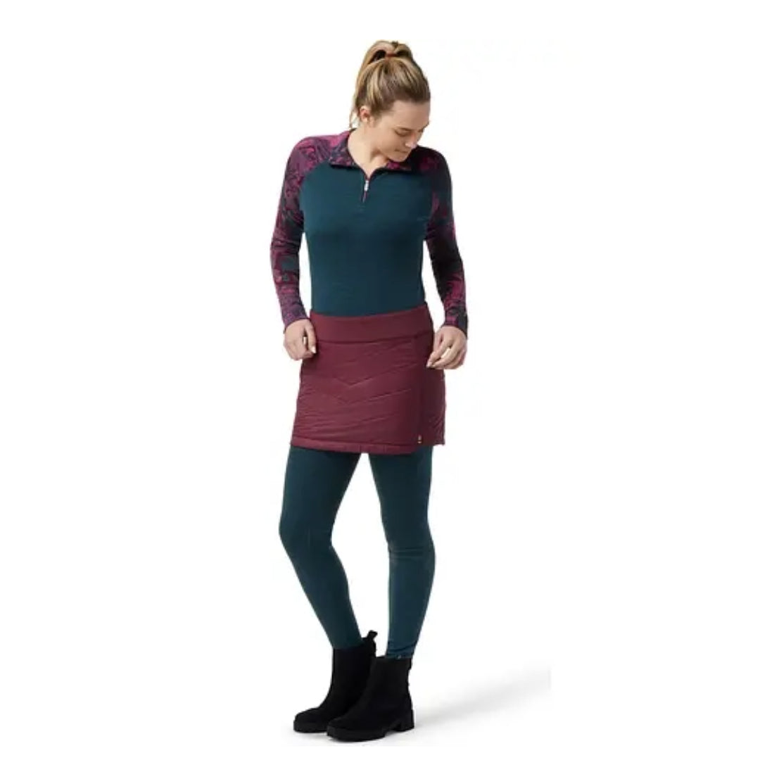 Smartwool Women's  Merino 250 Base layer Pattern 1/4 Zip