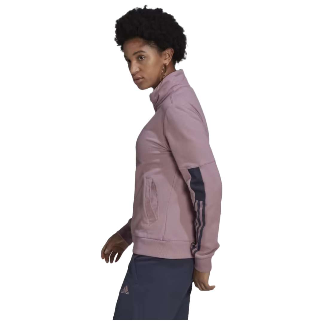 adidas originals Women's Trio Track jacket in Magic Mauve color