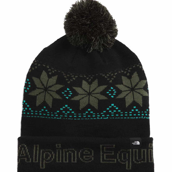 The North Face Ski Tuke Pom Beanie Black/Military Olive