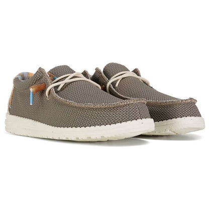 Hey Dude Men's Wally Stretch Shoes - Walnut