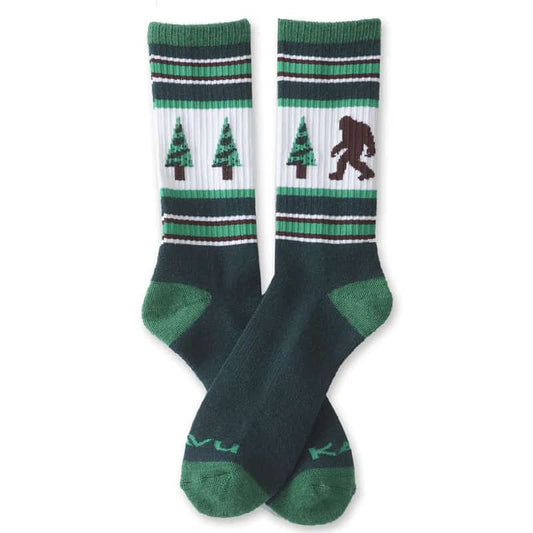 Kavu Unisex Moonwalk Socks - Sasquatch
