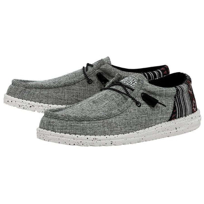 Hey Dude Men's Wally Funk Shoes - Black Aztec