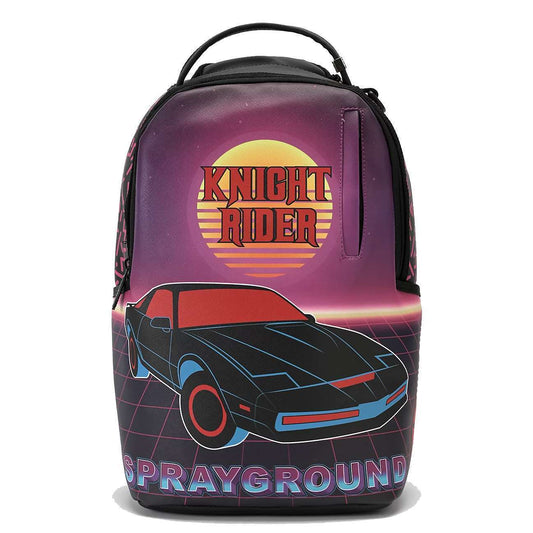 Black Sprayground Knight Rider Backpack - Limited Edition