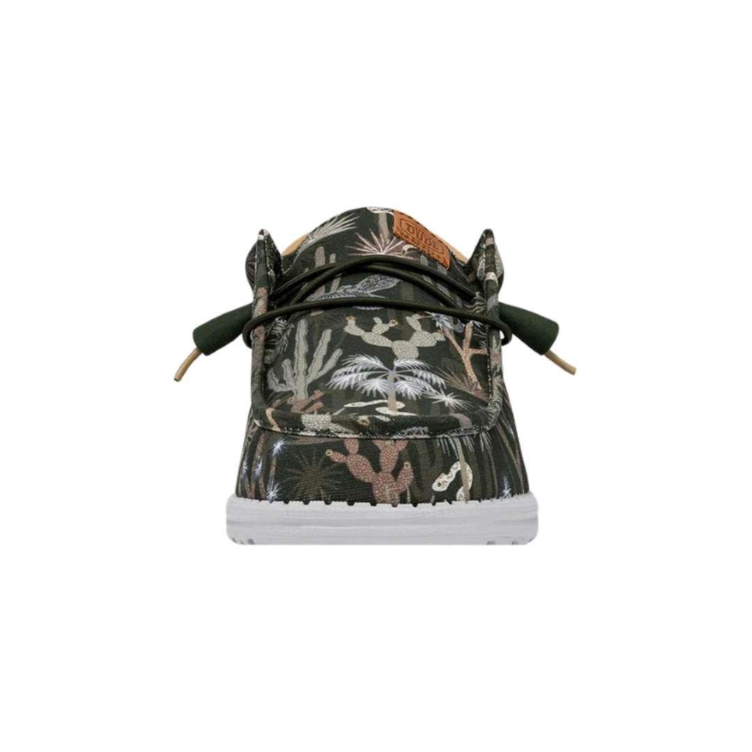 Hey Dude Men's wally Funk oasis in Green -A vibrant and funky choice for contemporary style.
