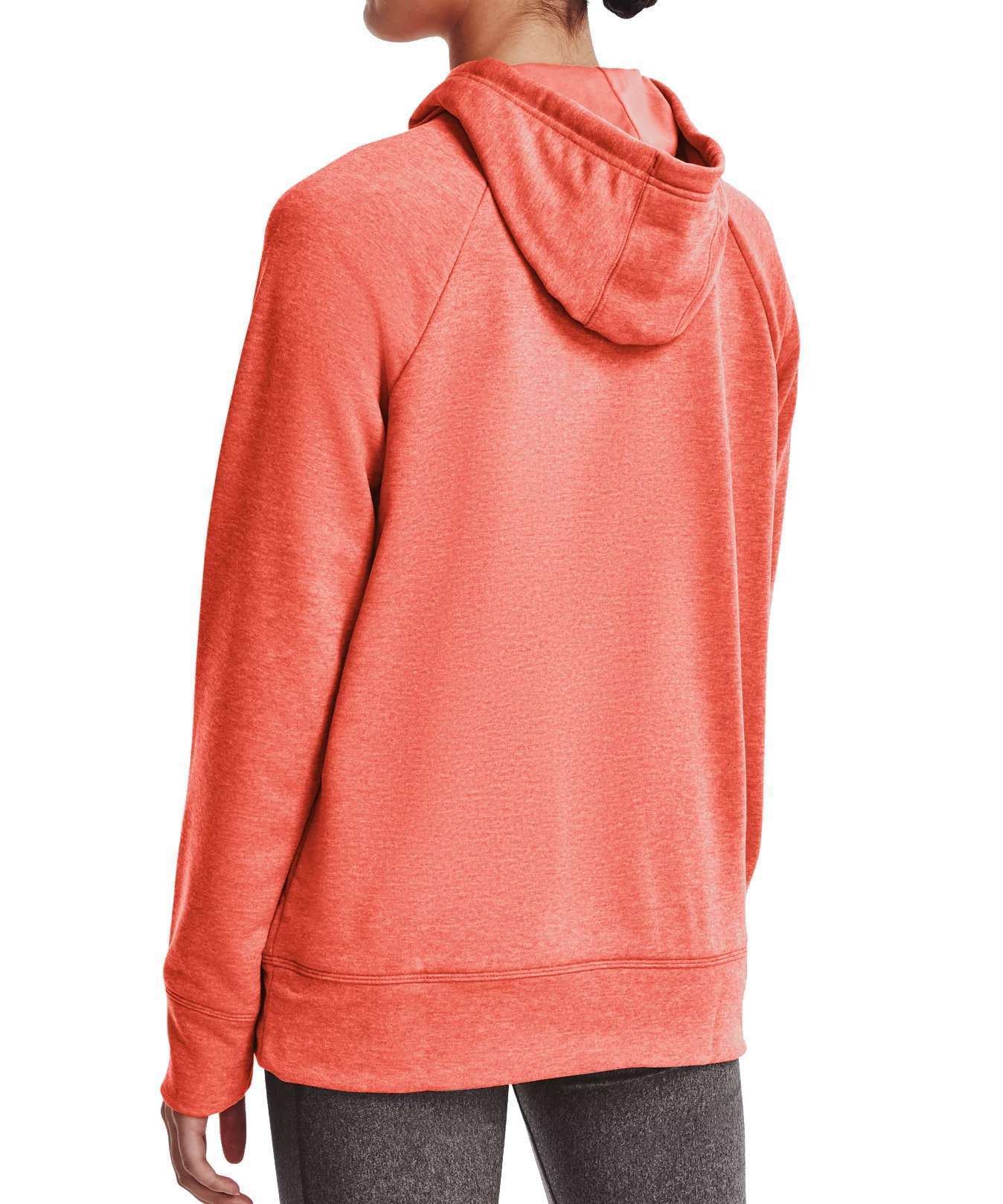 Under Armour Women's UA Shoreline Terry Hoodie 1371254 Electric Tangerine / UA Snow Camo-824
