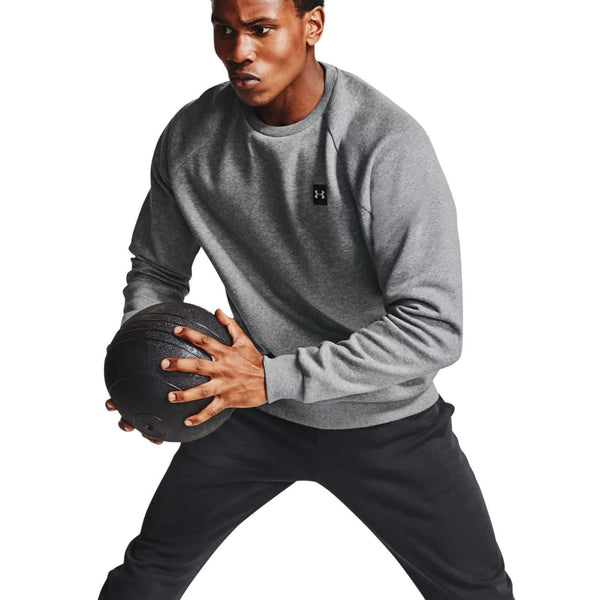 Under Armour Men's UA Rival Fleece Crew 1357096-361 Green