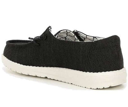 Hey Dude Girl's Wendy Toddler - Linen Black 160024987