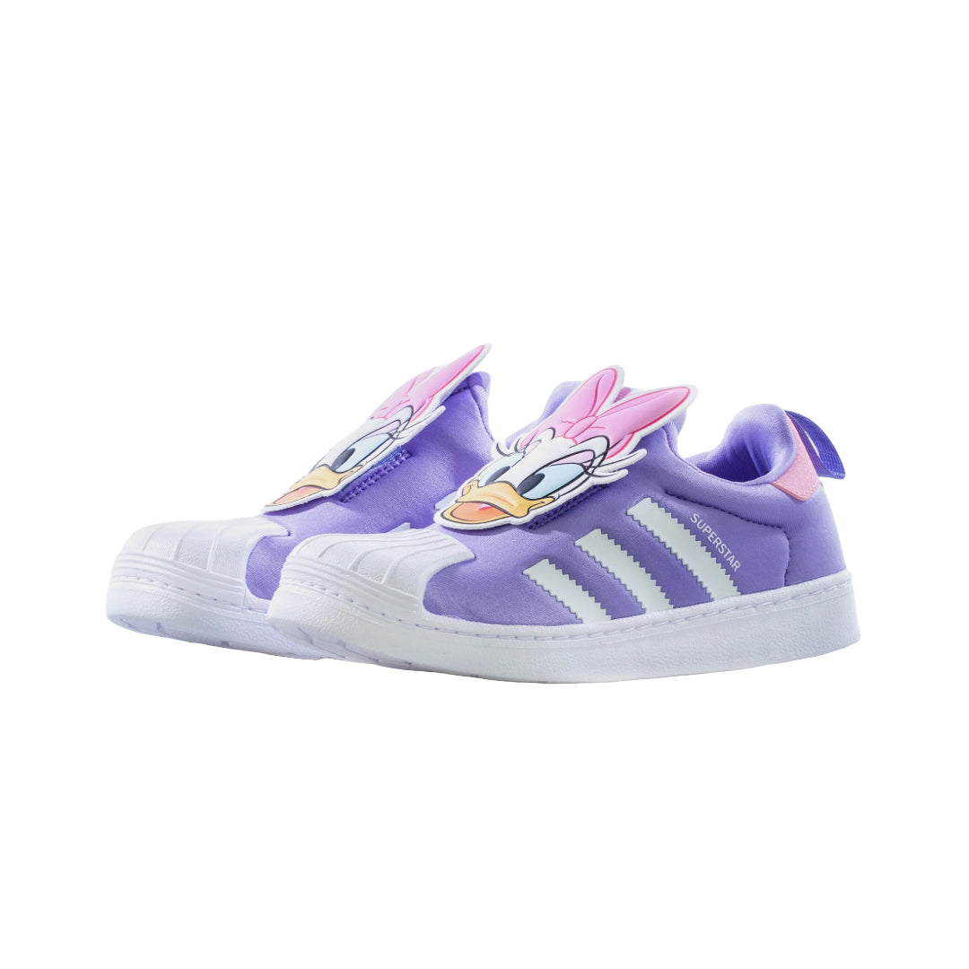 Kids' adidas Superstar 360 shoes featuring Disney characters