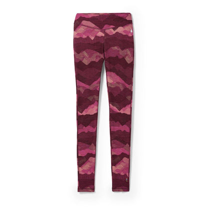 Smartwool Women's Classic Thermal Merino Base Layer Pattern Bottom - Stylish and warm thermal bottoms for active women, perfect for cold-weather layering.