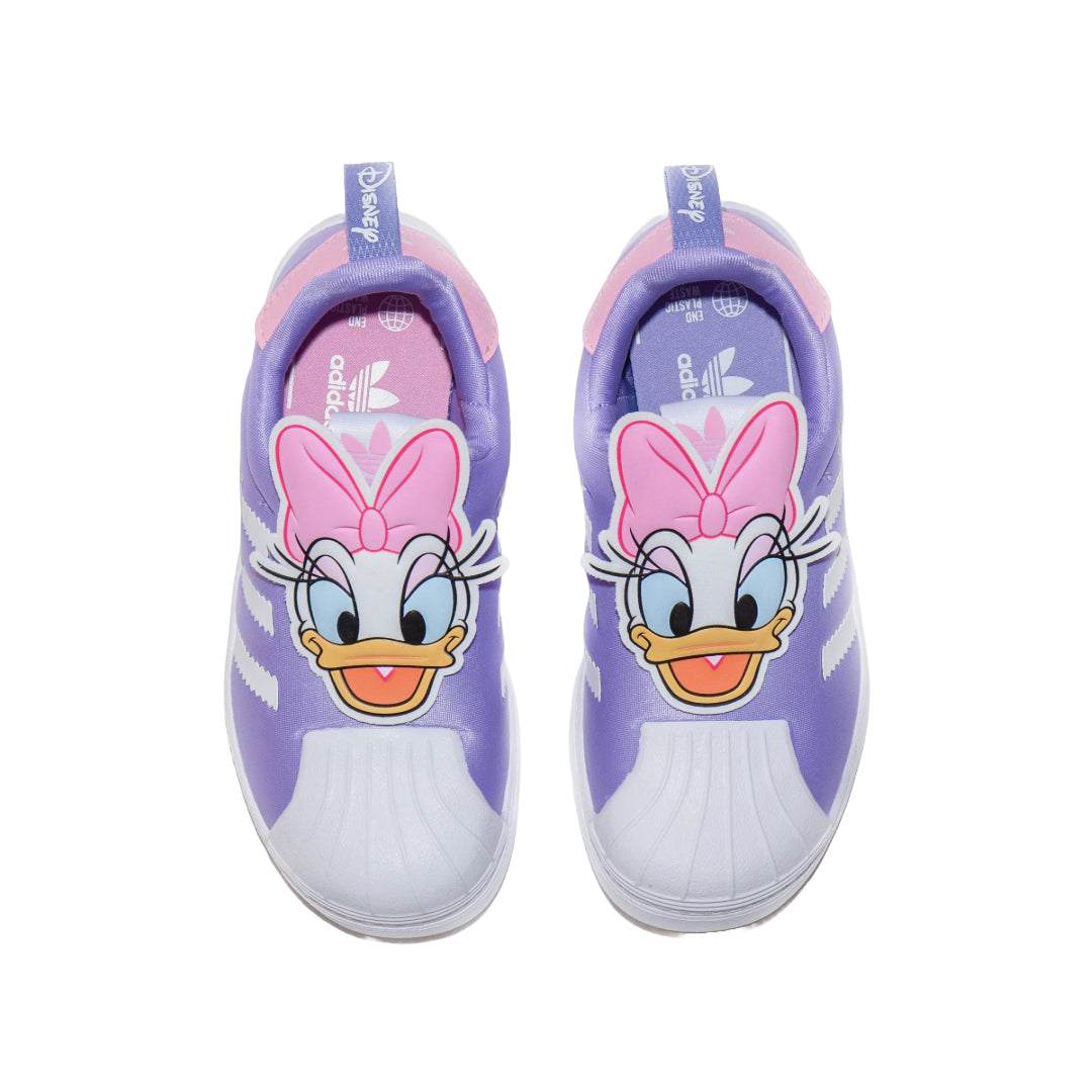 Kids' adidas Superstar 360 shoes featuring Disney characters