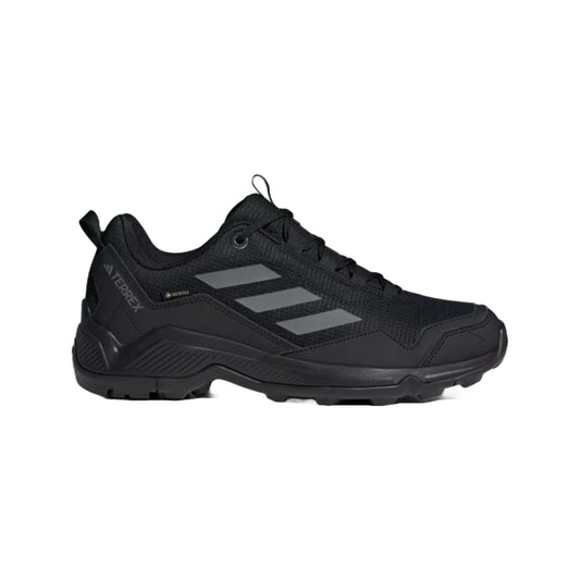 adidas Men's Terrex Eastrail Gore-Tex Hiking Shoes in grey and black.