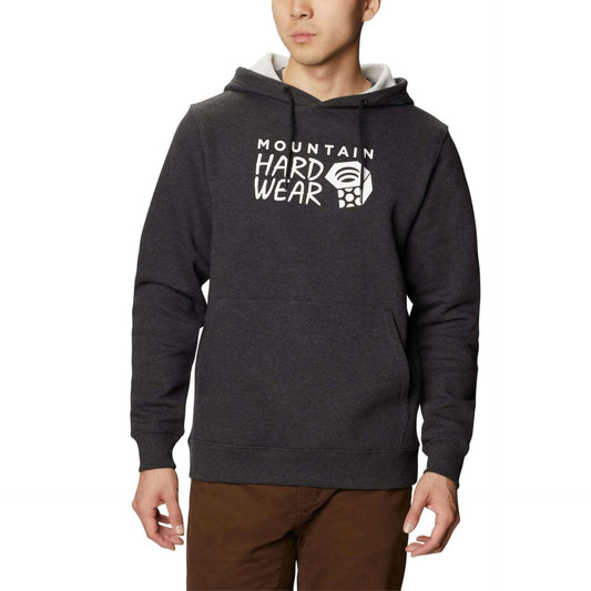 Mountain Hardwear Men's Mountain Hardwear Logo Pullover Hoody - Heather Black 1898691-011