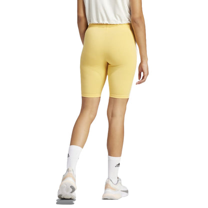 adidas Women's 3 Stripes Bike Shorts with white stripes