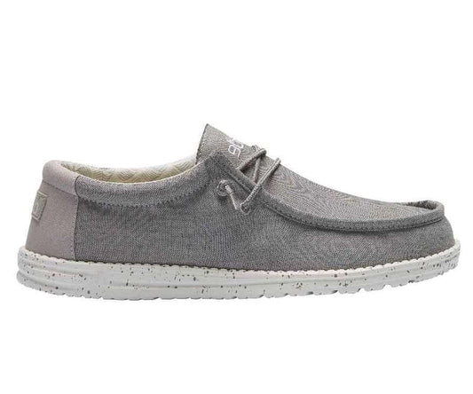 Hey Dude Men's Wally Chambray - Frost Grey 110063224