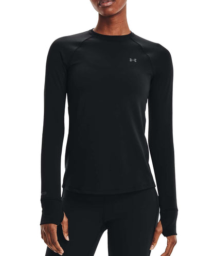 Under Armour Women's ColdGear Base 2.0 Crew Top 1343321 Black