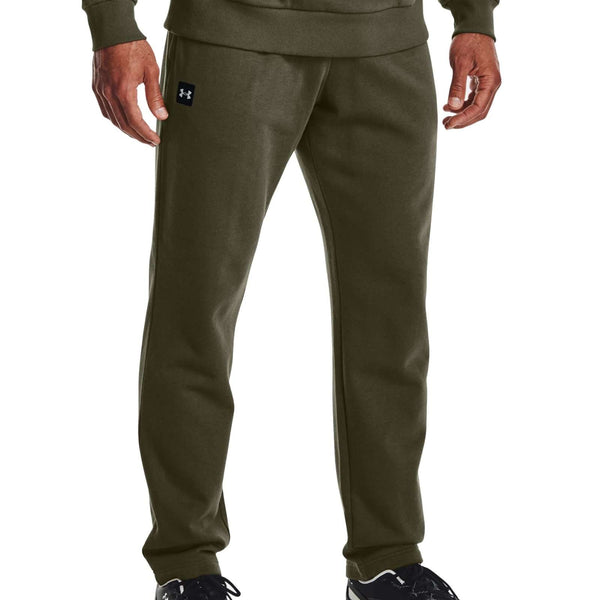 Under Armour Men's UA Rival Fleece Pants 1357129-011 MOD GRAY/ONYX WHITE