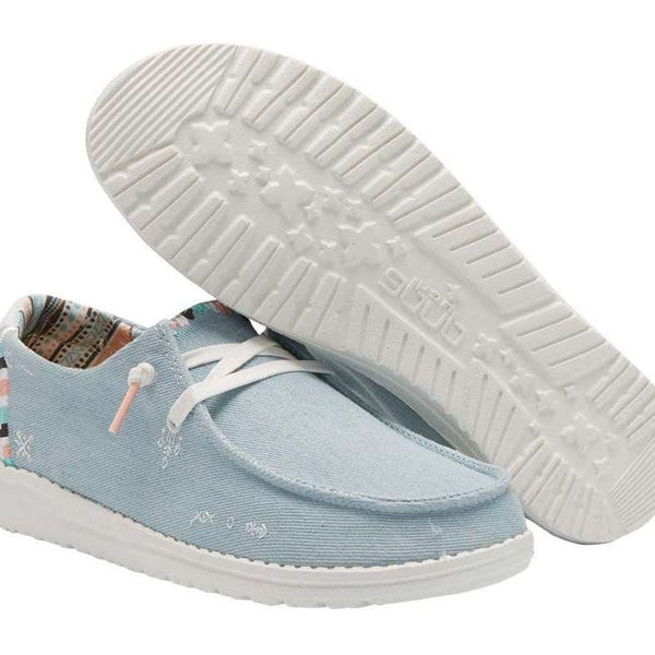 Hey Dude Women's Wendy BOHO - Light Denim 121412412