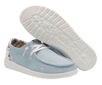 Hey Dude Women's Wendy BOHO - Light Denim 121412412