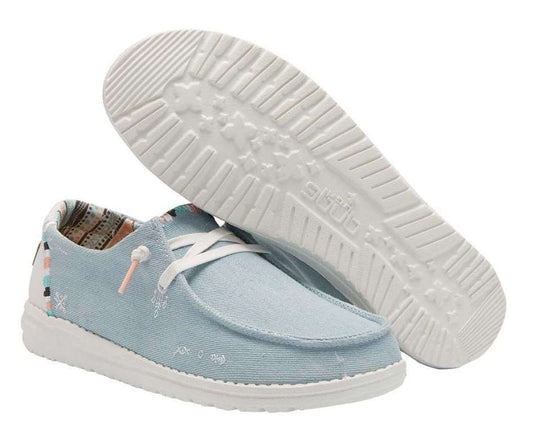 Hey Dude Women's Wendy BOHO - Light Denim 121412412