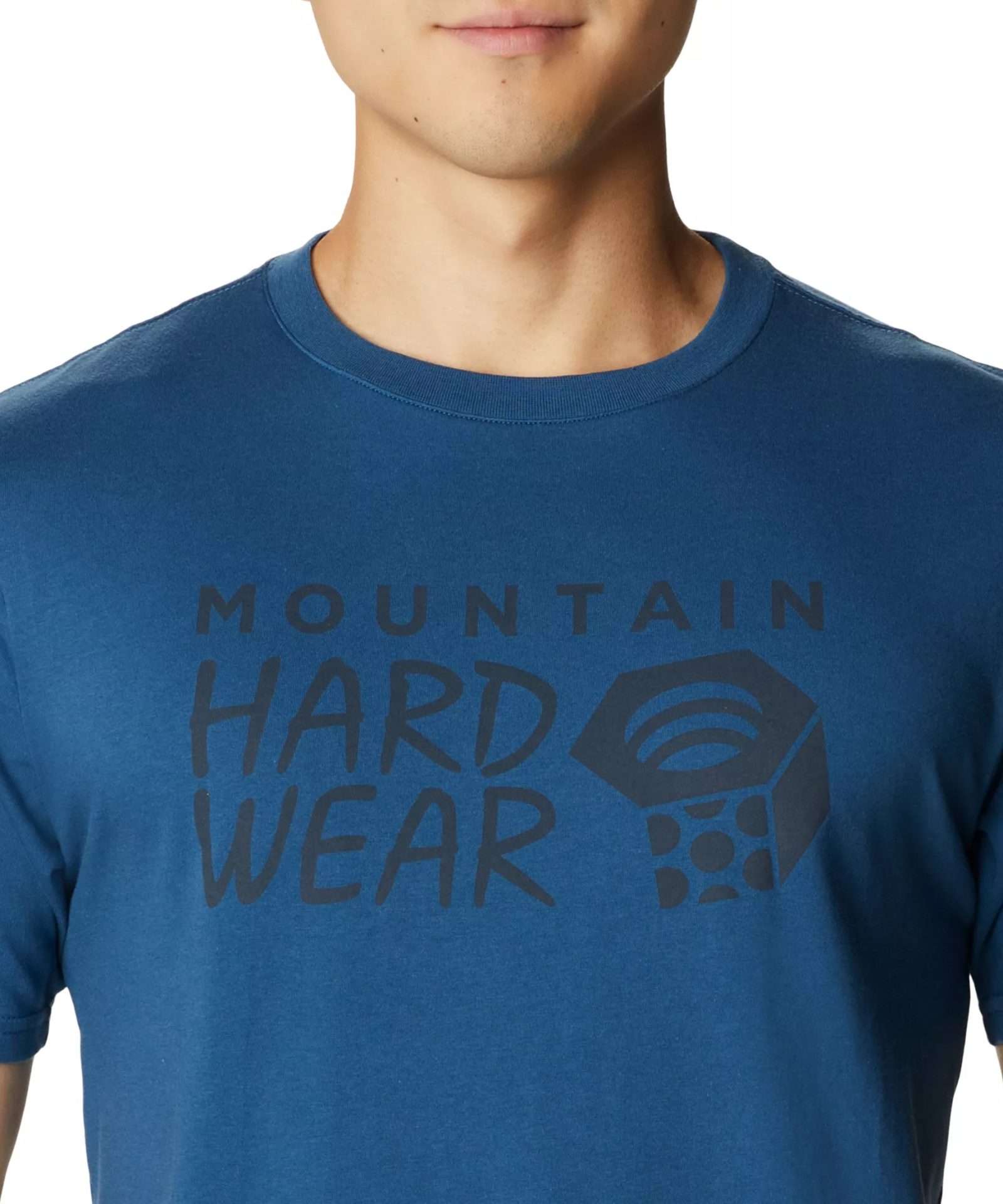 Mountain Hardwear Men's MHW Logo Short Sleeve T-Shirt 1929951-402 Blue Horizon