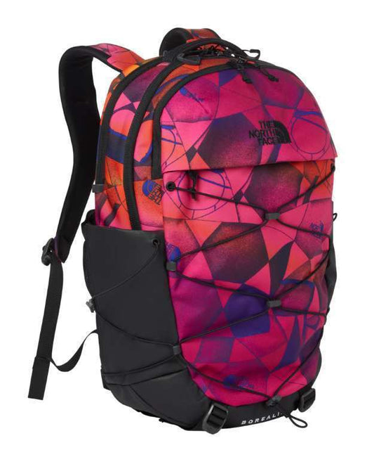 The North Face Women’s Borealis Backpack - Mr. Pink Pink Expedition Print/TNF Black NF0A52SI9B5