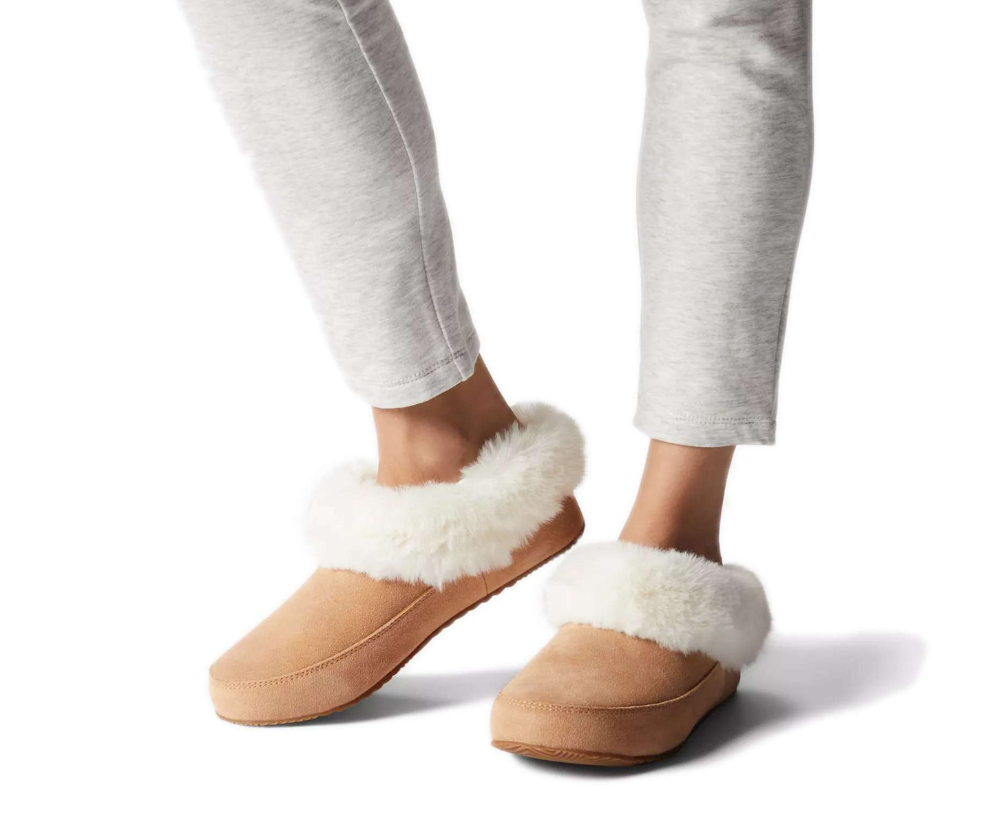 SOREL WOMEN'S SOREL GO - COFFEE RUN SLIPPER NL3692-253 Tawny Buff, Natural