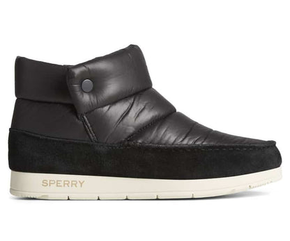 Sperry Women's Moc-Sider Nylon Bootie - Black