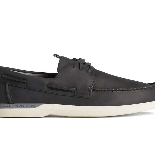 Sperry Men's Authentic Original PLUSHWAVE 2.0 Boat Shoe STS24388 Black