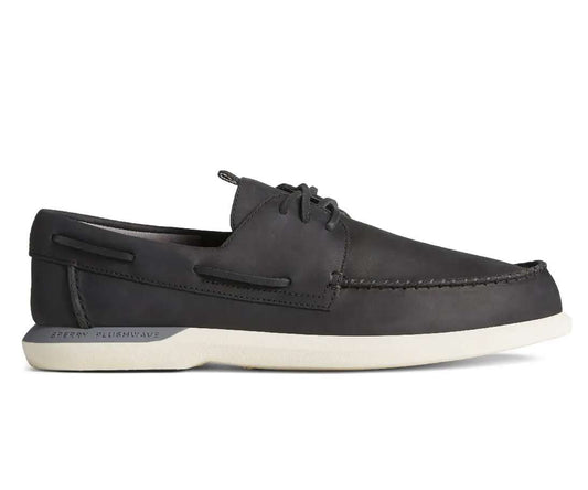 Sperry Men's Authentic Original PLUSHWAVE 2.0 Boat Shoe STS24388 Black