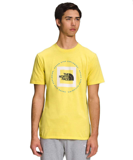 The North Face Men’s Short-Sleeve Geo NSE Tee - Yellowtail/Gardenia White