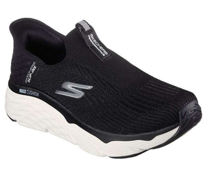 Skechers Women's Slip-ins: Max Cushioning Smooth - Black/White 128571BKW