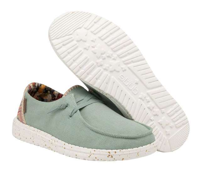 Hey Dude Women's Wendy Chambray - Aloe 121418355